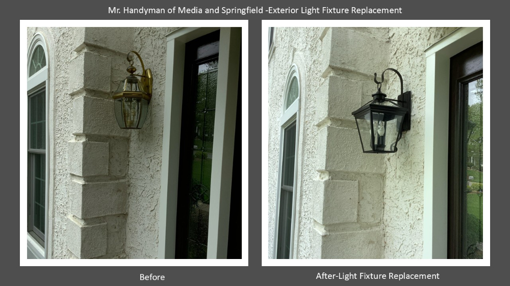 Exterior Light Fixture Replacement-