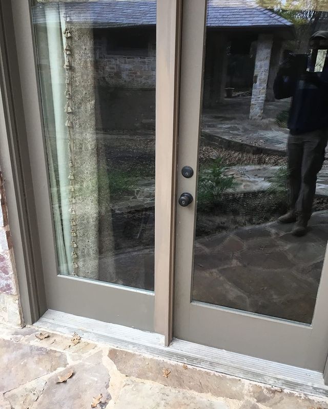 Exterior double door repair and alignment Mansfield TX