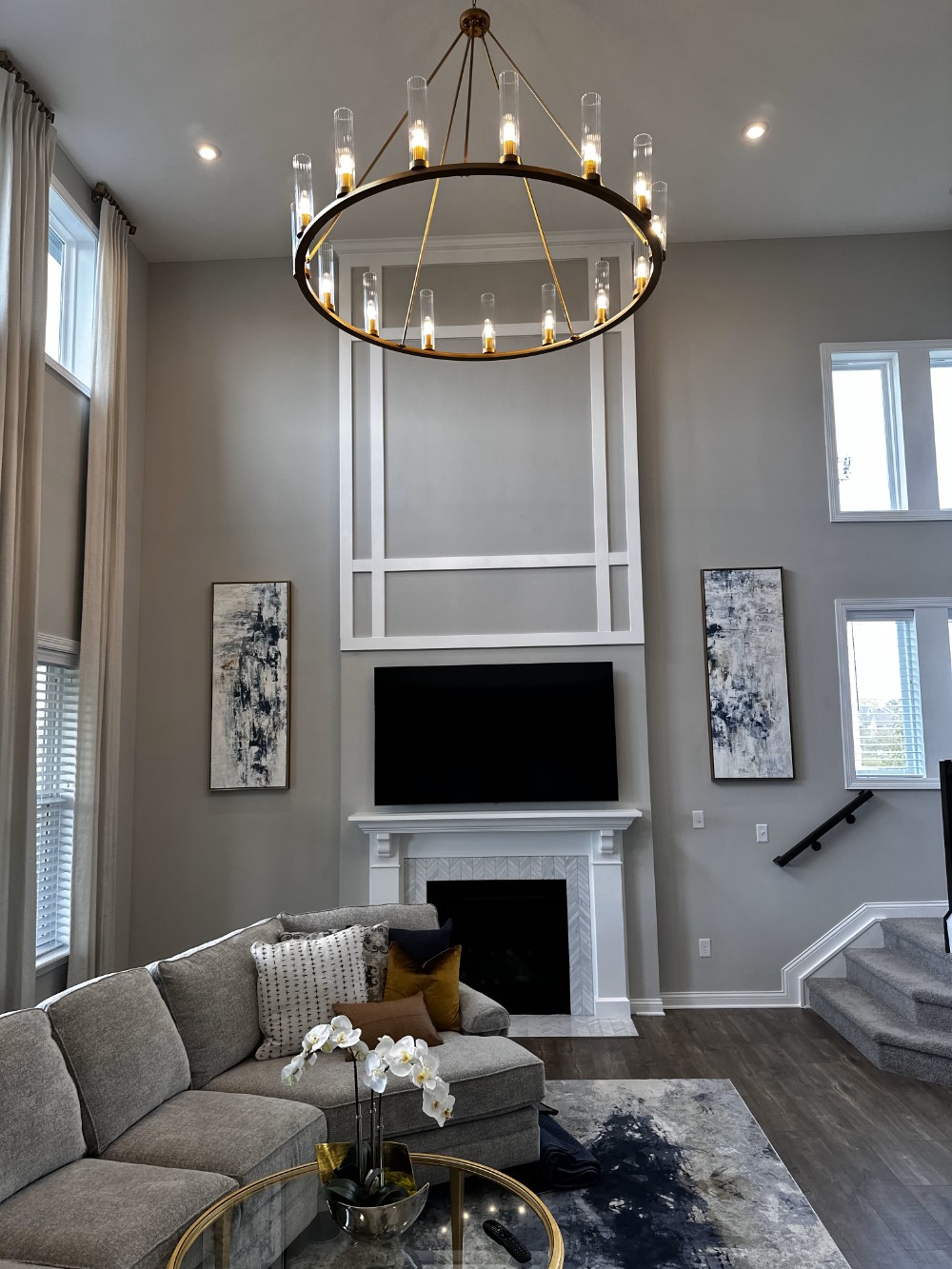 Fireplace Trim in Carmel