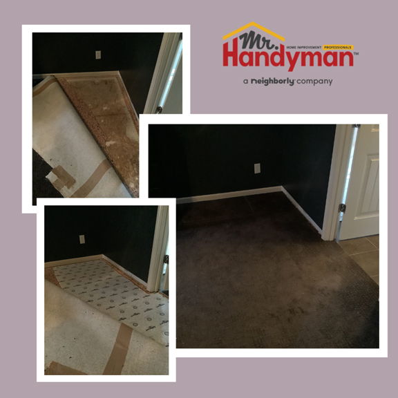 floor and baseboard repair