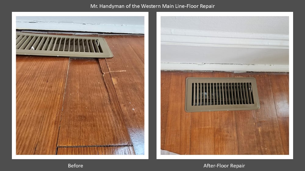 Floor repair Exton, Pa Chester County