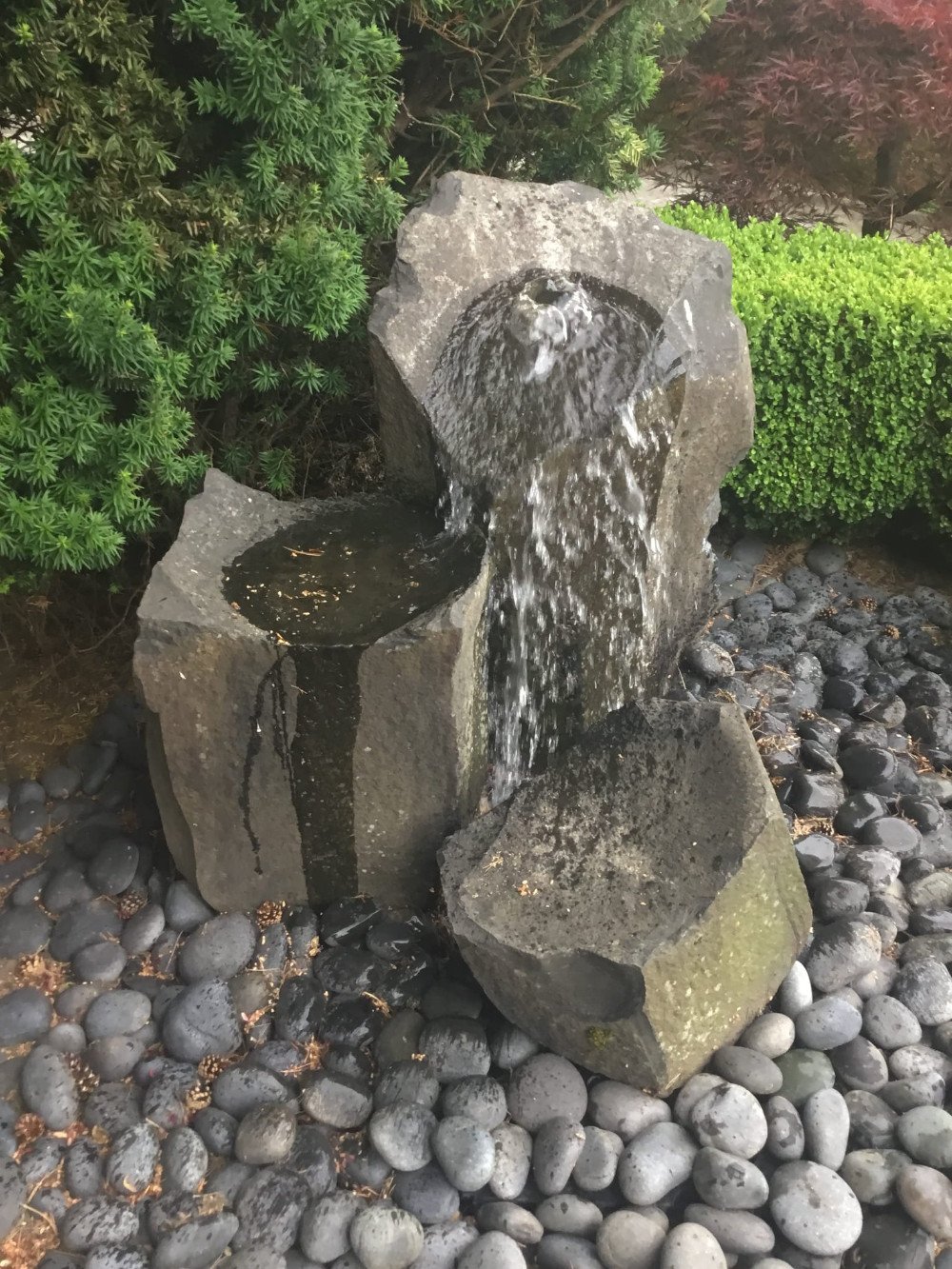 Fountain installed