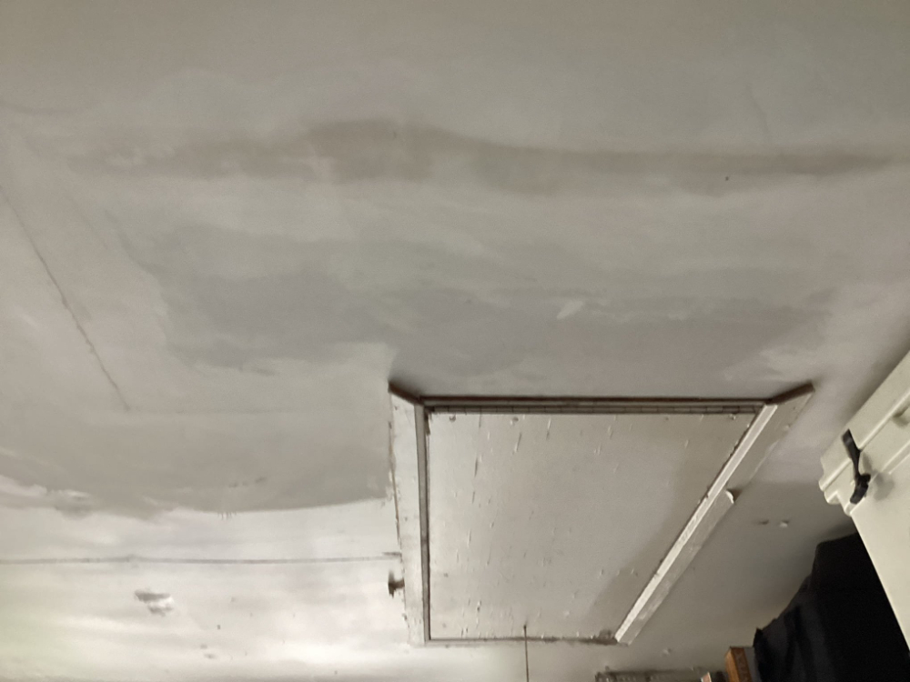 Garage Ceiling Drywall Repair