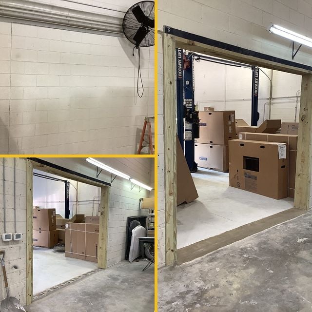 commercial building under construction