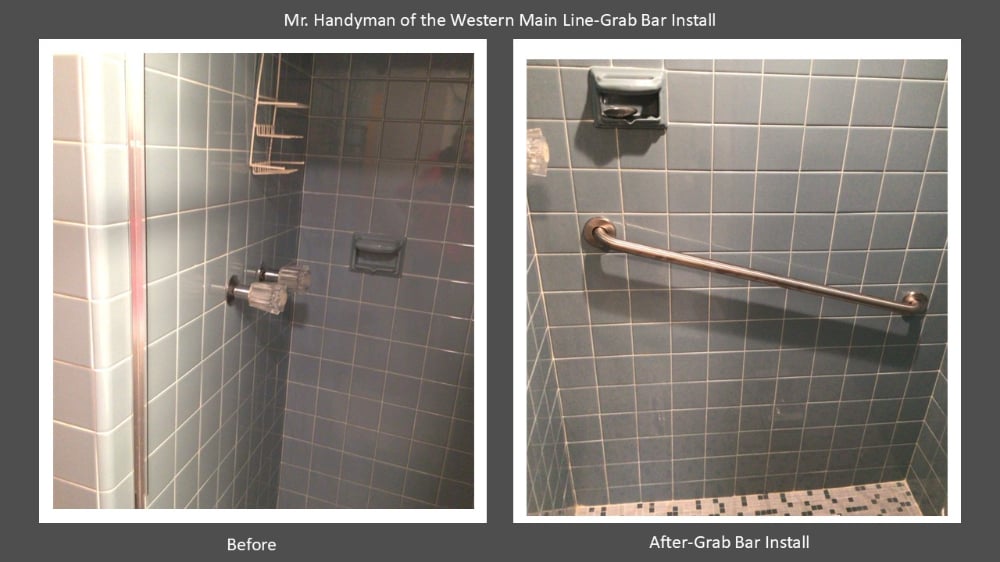 Grab Bar Install Phoenixville, Pa Chester County