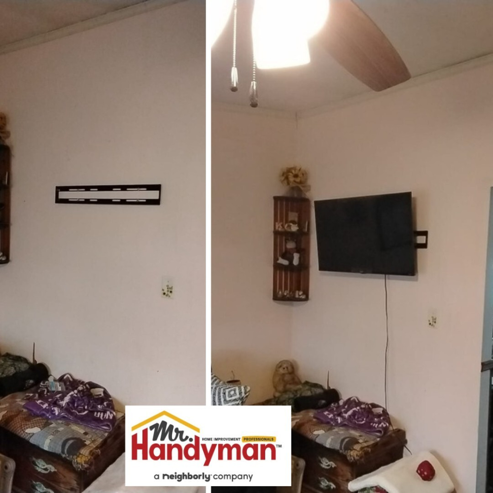 Hanging new TV