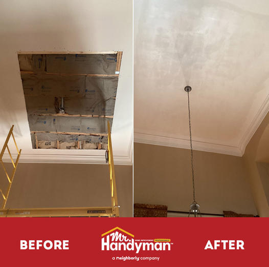 High Ceiling Drywall Repairs