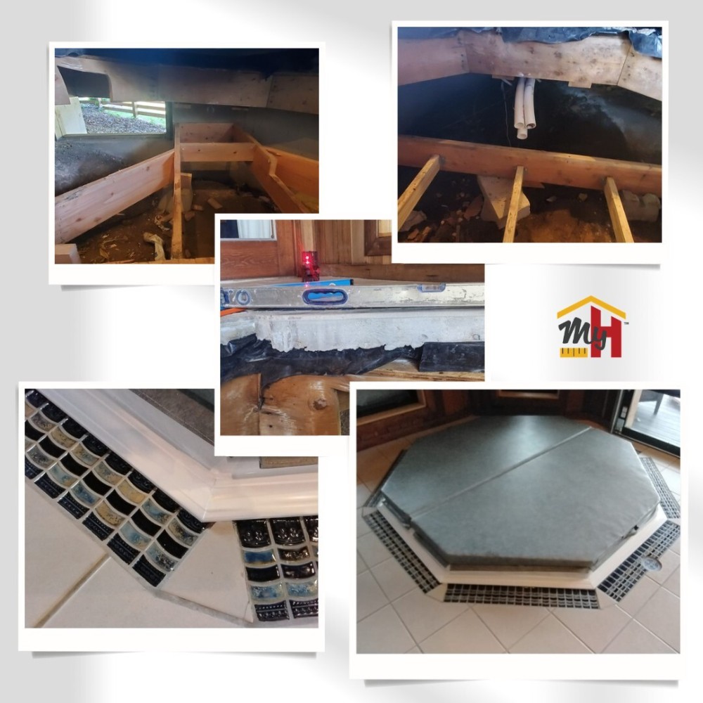 Hot tub re-installation