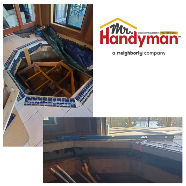 Support for existing hot tub