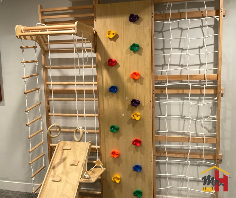 Install Kids Jungle Gym