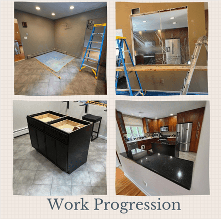 Kitchenette and Island