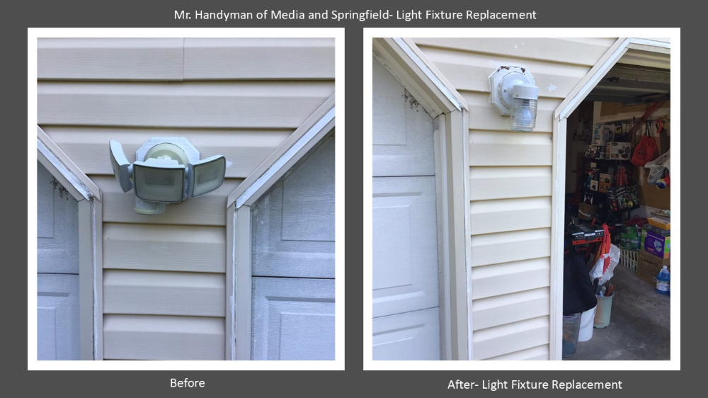 Light Fixture Replacement- Brookhaven PA