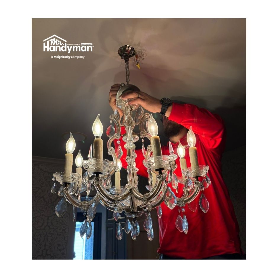Light fixtures, home renovation, handyman near me, River Oaks TX, Bellaire TX, West University
