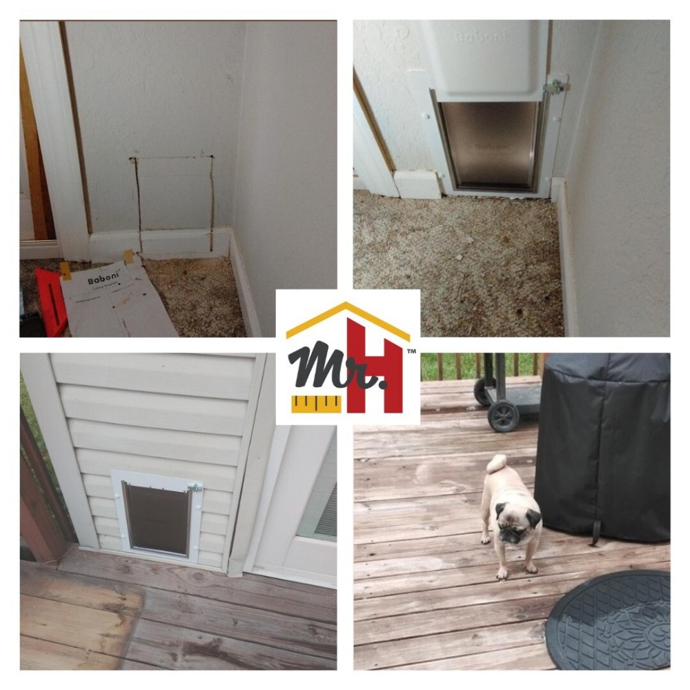 New Doggie Door Installation