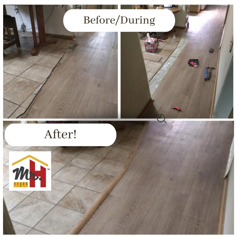 New Flooring Transition