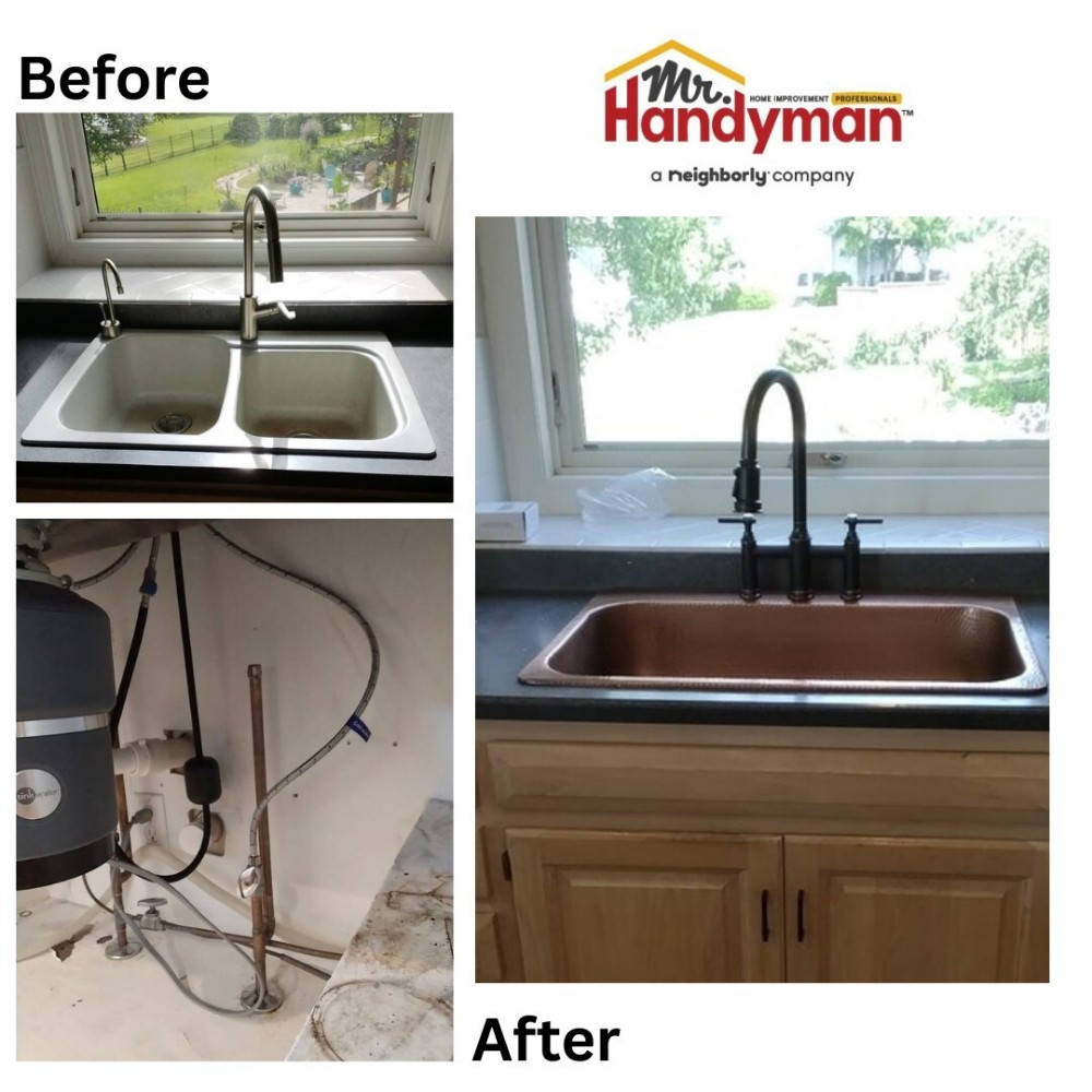 New Sink and Plumbing
