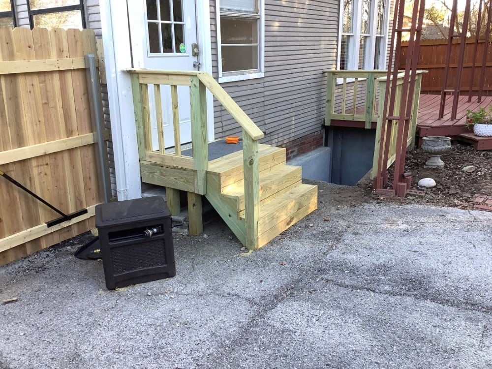 New Steps and Landing