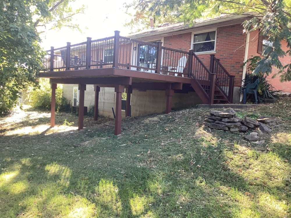 New deck rebuild & stain