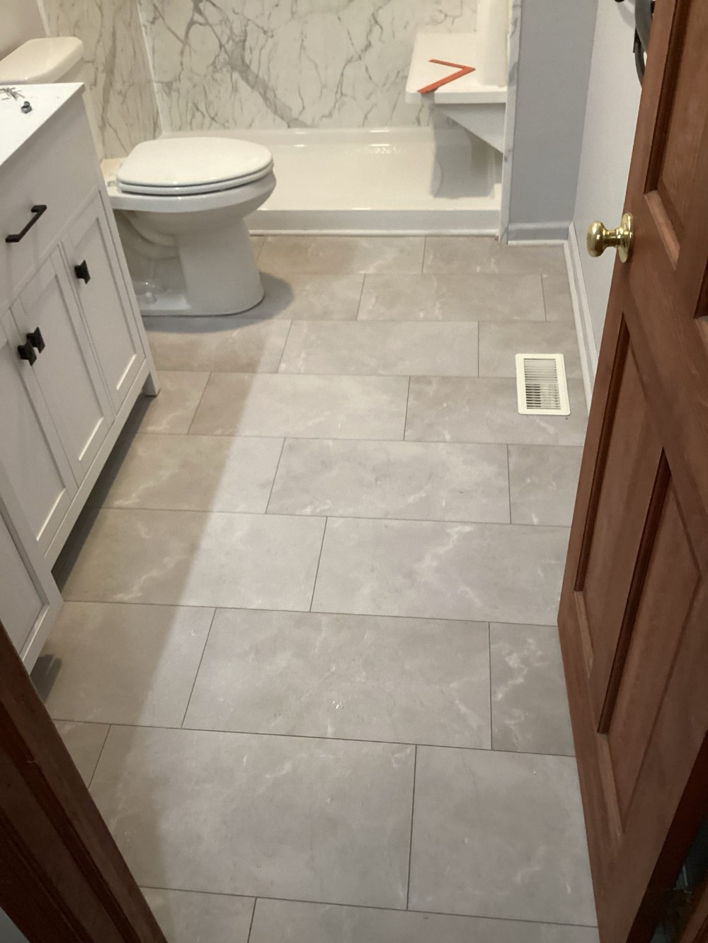 New flooring install