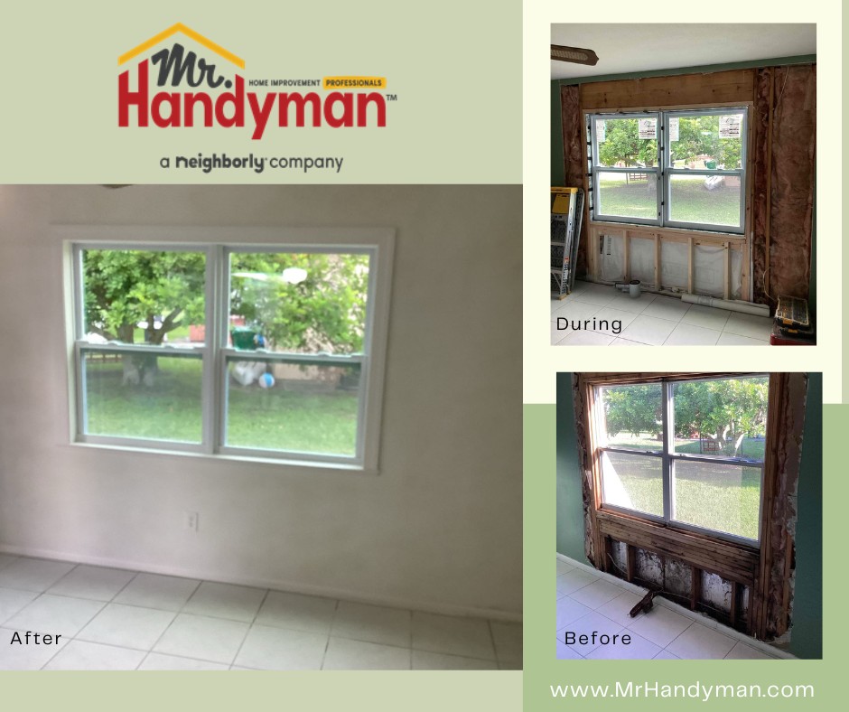 New window installation.