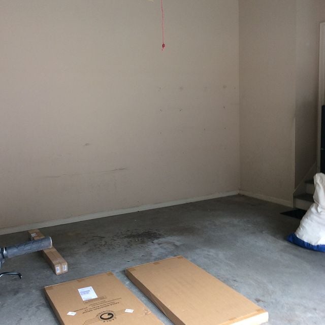 Overhead Storage Rack Installation