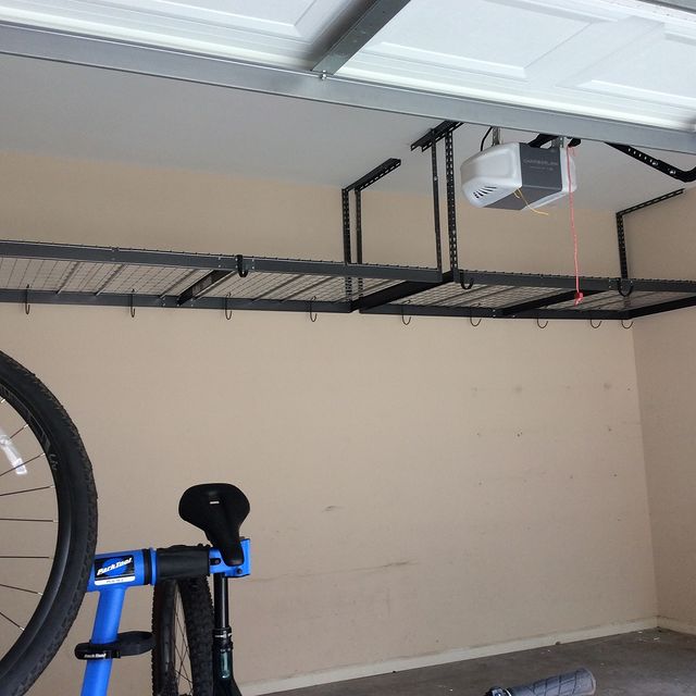 Overhead Storage Rack Installation