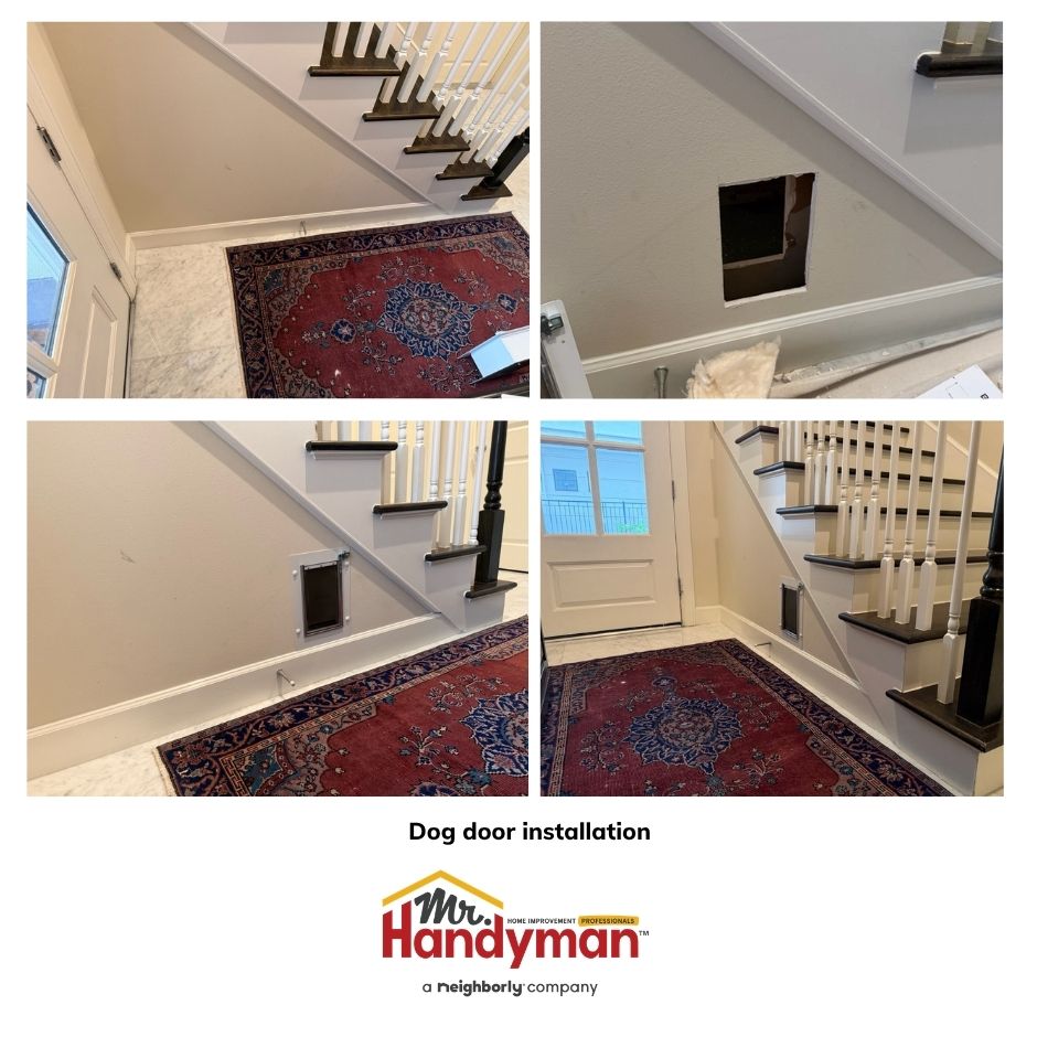 mrhandyman, handyman near me, pet door installation, river oaks, bellaire, west university