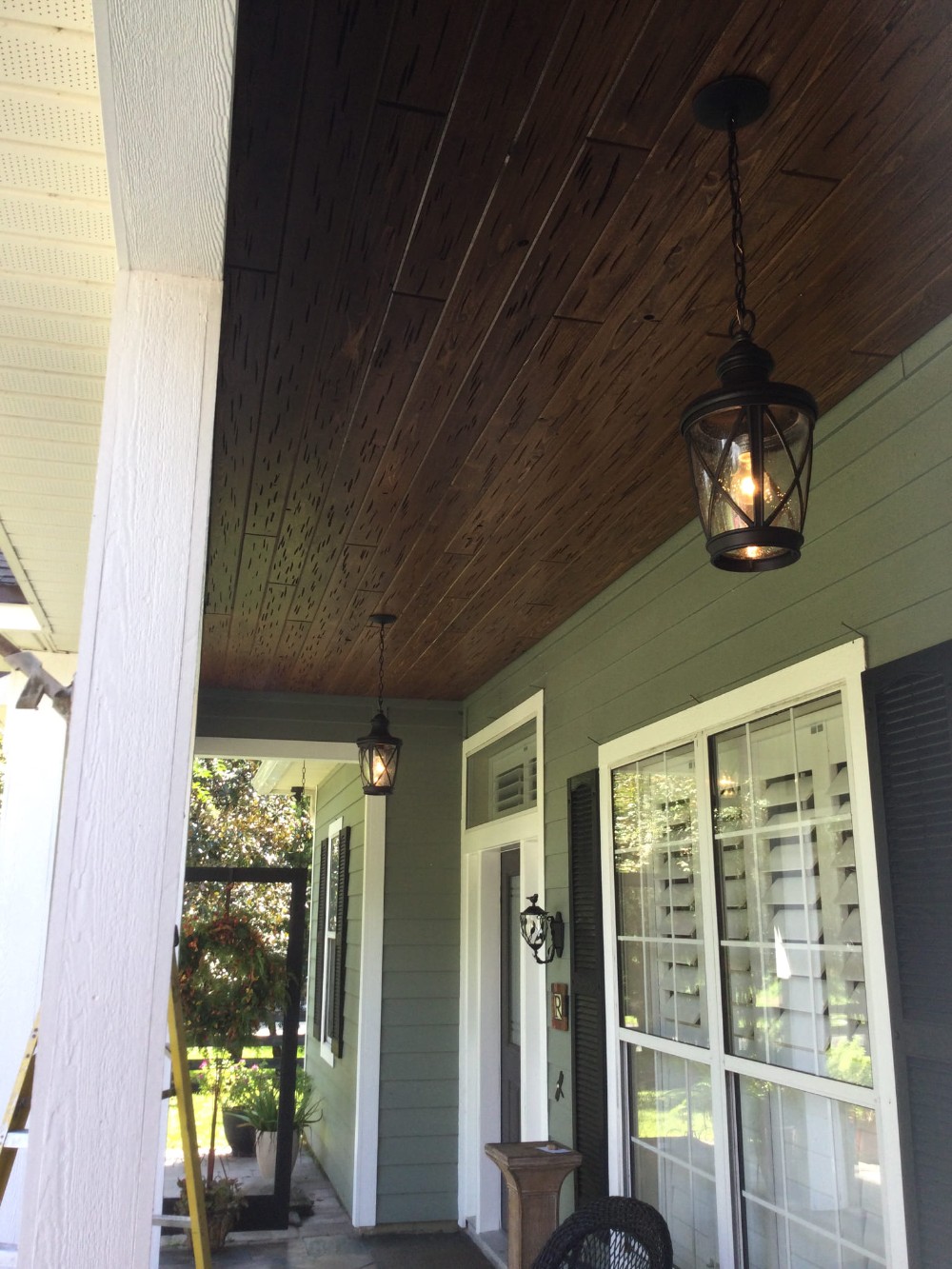 Porch ceiling replacement