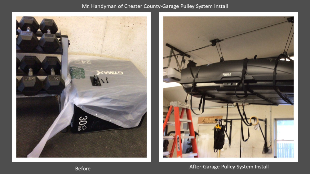 Pulley System Install Glen Mills, Pa Chester County