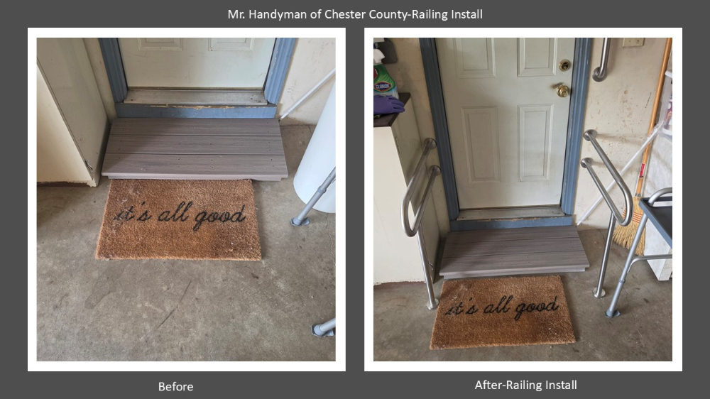 Railing Install Berwyn, Pa Chester County