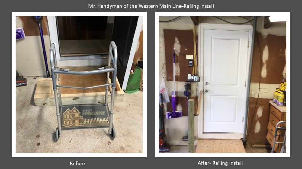 Railing Install Newtown Square, Pa Delaware County