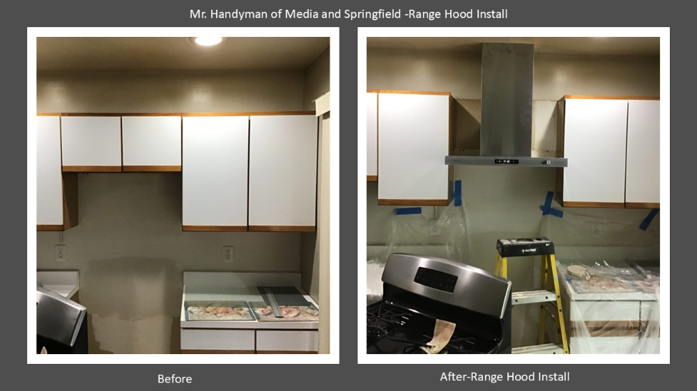 Range Hood Install- Brookhaven PA