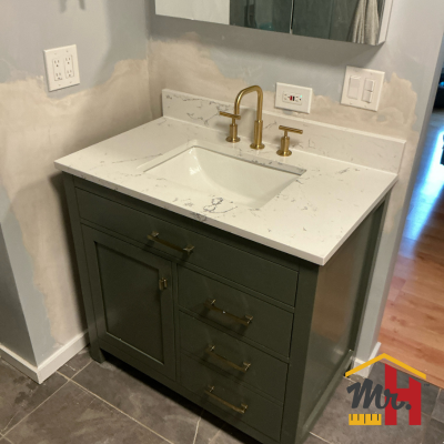Replace Bathroom Vanity