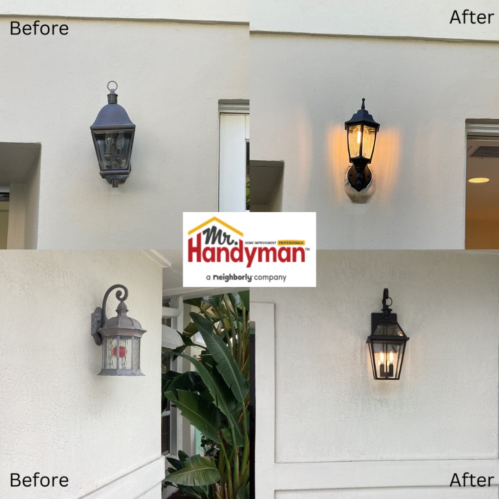 Replaced coach lighting.