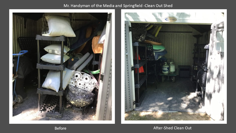 Shed Organization- Swarthmore PA