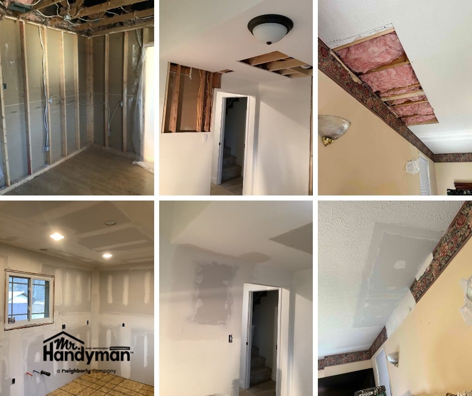 Sheetrock repair Tri-Cities Johnson City