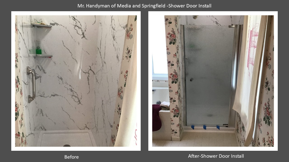 Shower Door Install- Drexel Hill PA