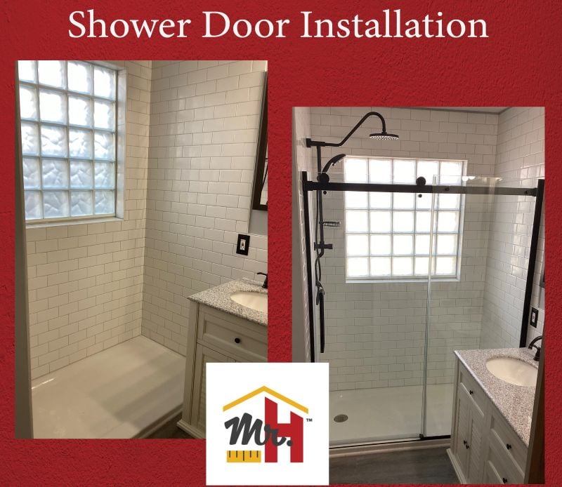 Shower Door Install