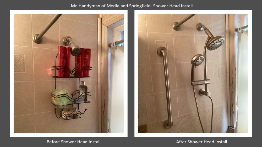 Shower Head Install- Folsom PA