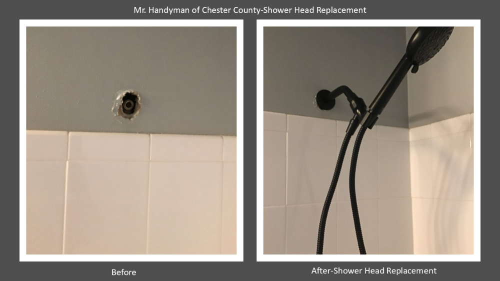 Shower Head Replacement Exton, Pa Chester County