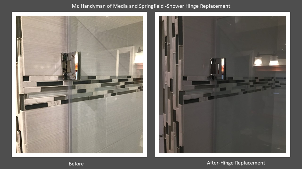 Shower Hinge Replacement- Springfield PA