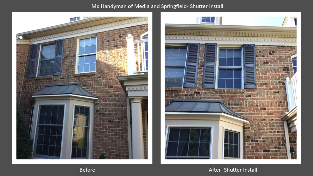Shutter Install- Springfield PA