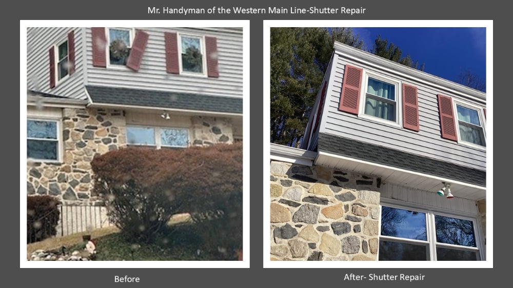 Shutter Repair Malvern, Pa Chester County