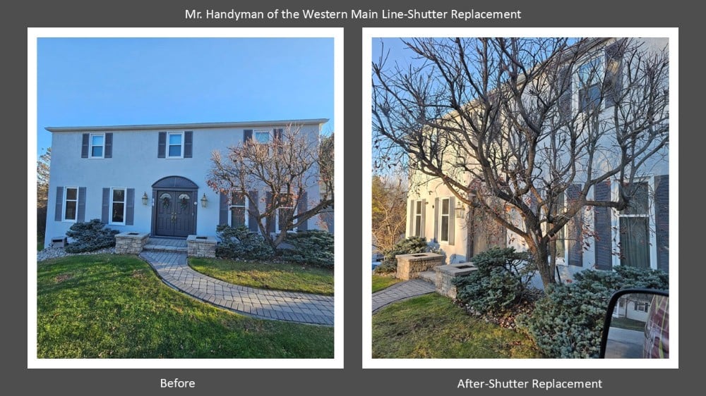 Shutter Replacement Royerford, Pa Montgomery County