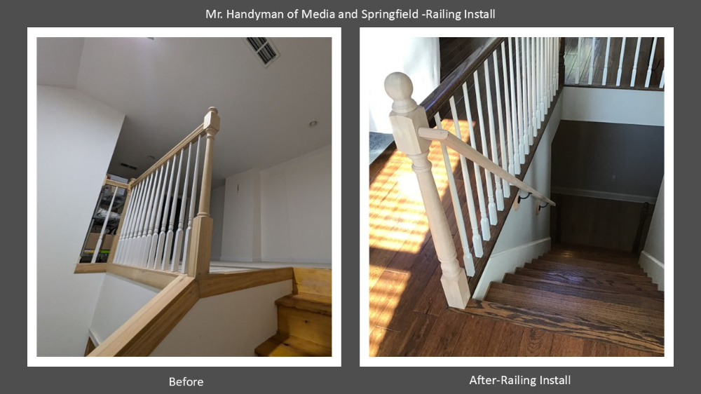 Stair Railing Install- Media PA