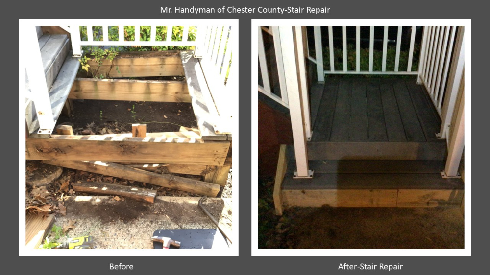 Stair Repair Chester Springs, Pa Chester County