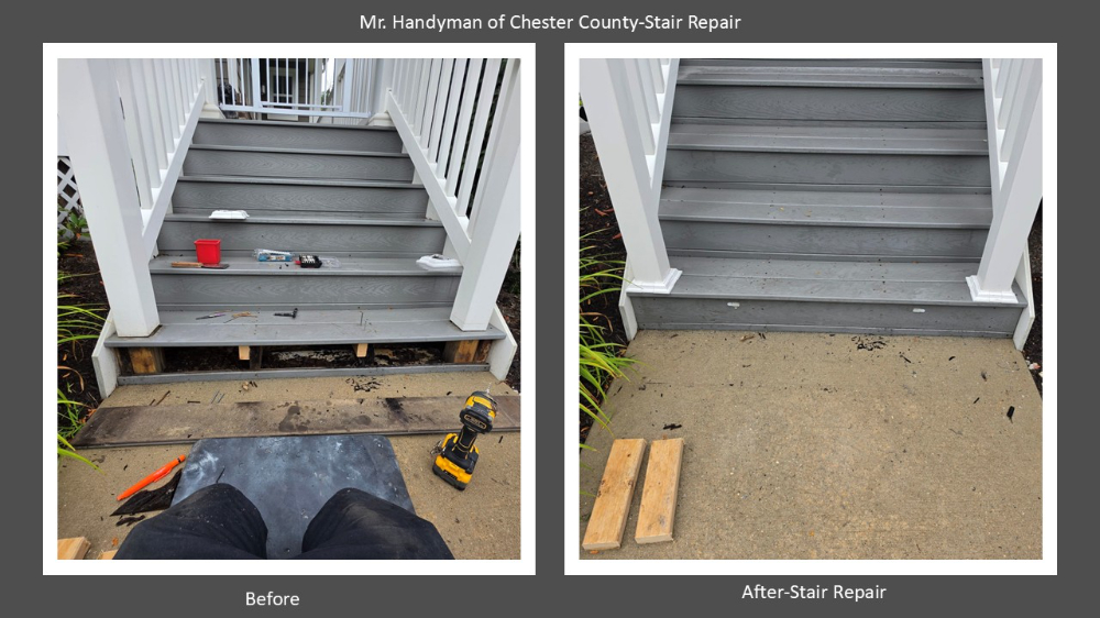 Stair Repair West Chester, Pa Chester County