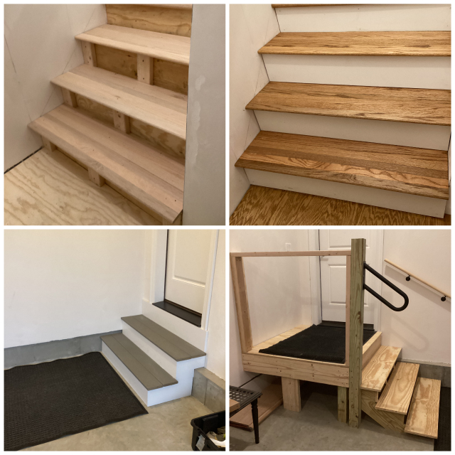 residential staircase build