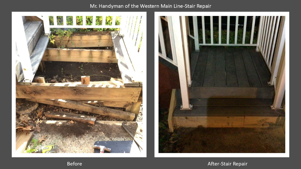 Stairway Repair Exton, Pa Chester County