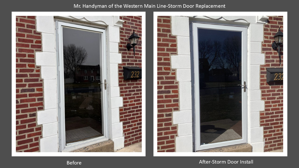 Storm Door Install Exton, Pa Chester County